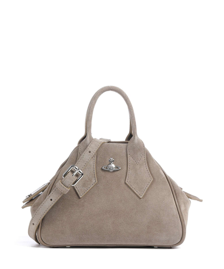 Vivienne Westwood Yasmine Suede Small Handbag stone