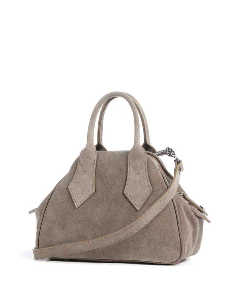 Vivienne Westwood Yasmine Suede Small Handbag stone
