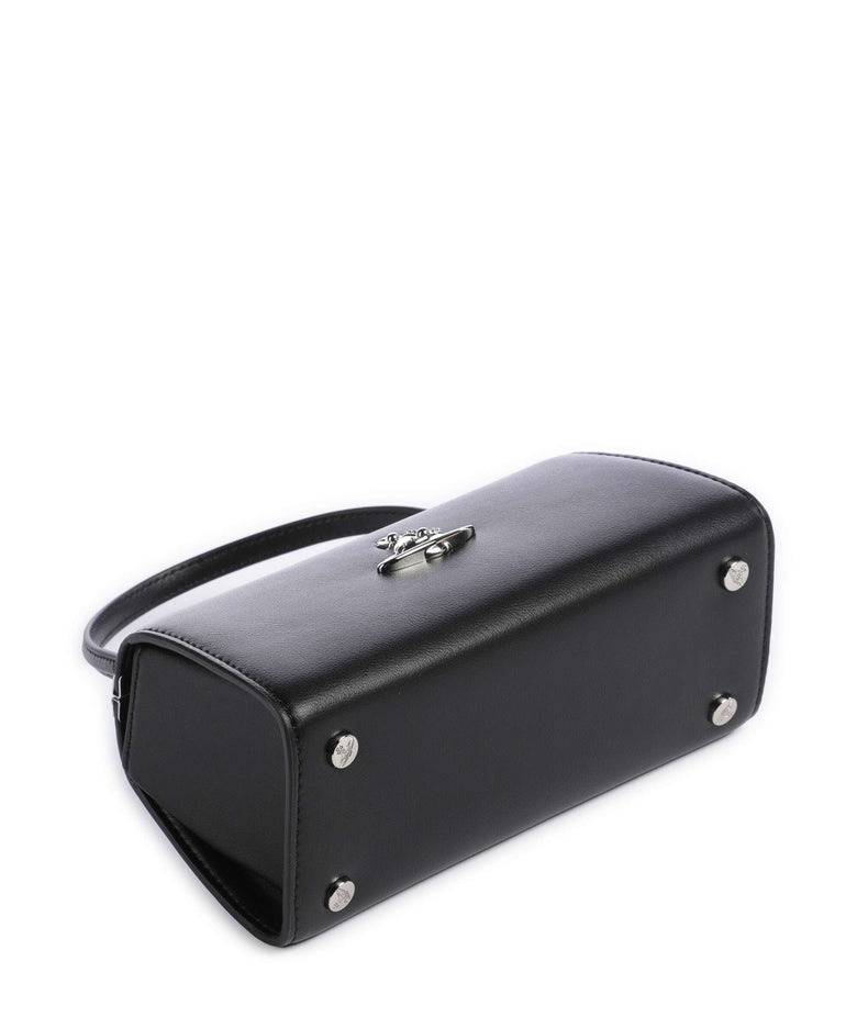 Vivienne Westwood Doll Frame Smooth XL Handbag black