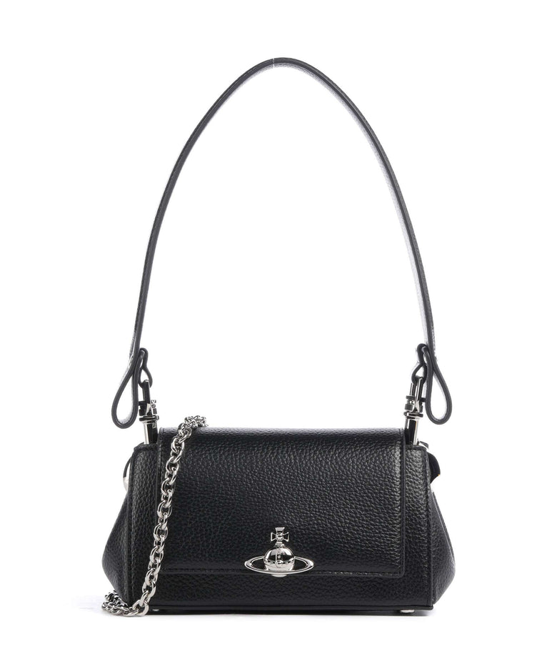 Vivienne Westwood Hazel Grain Small Shoulder bag black