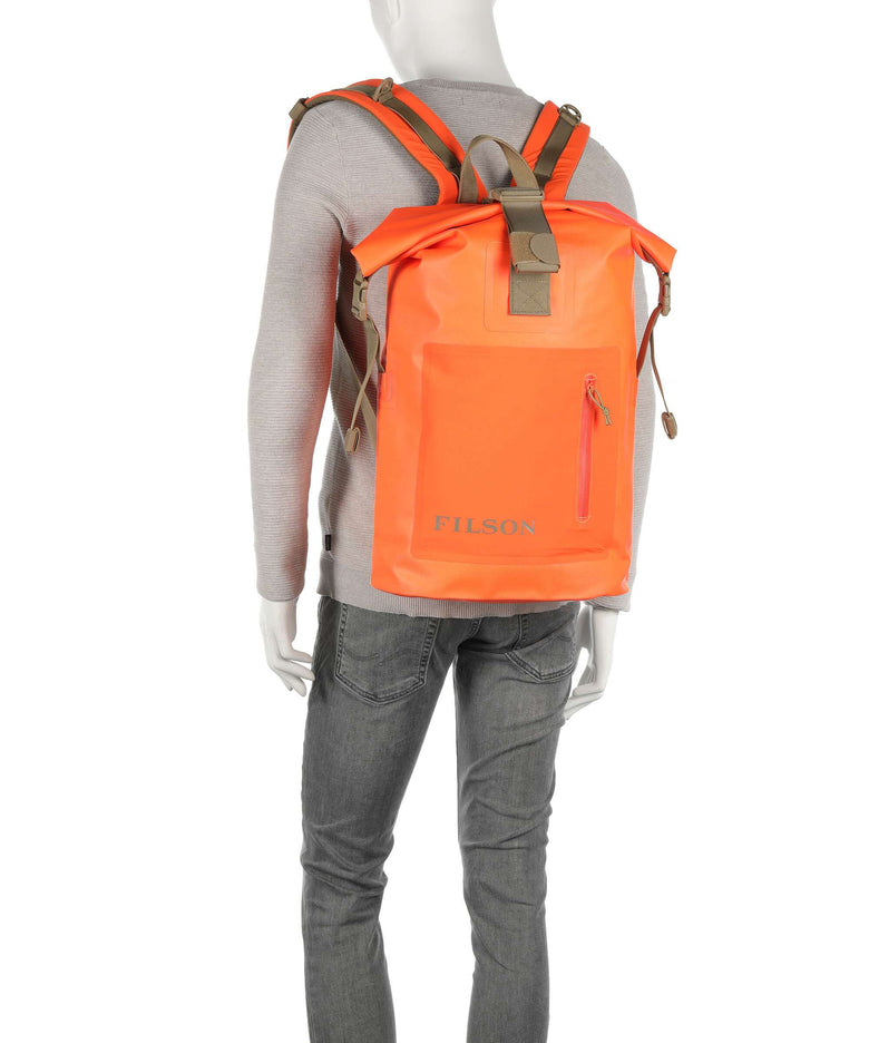 Filson Dry Rolltop backpack flame