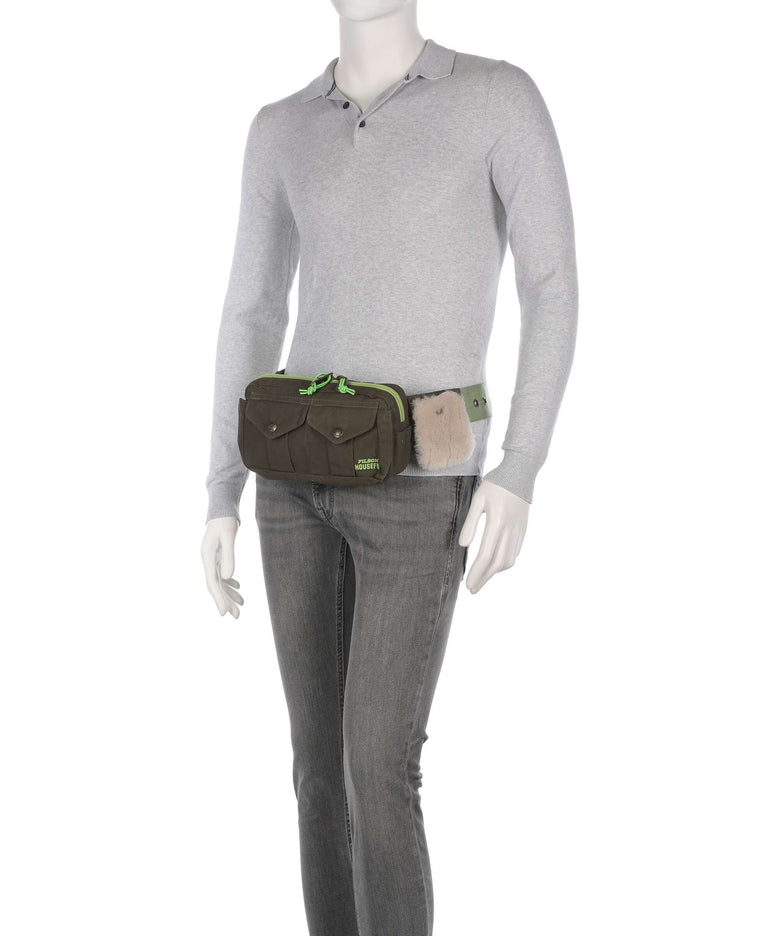 Filson Waxed Cotton Fanny pack otter green