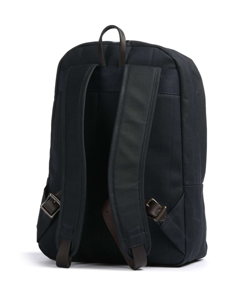 Filson Oil Finish Tin Cloth Journeyman Backpack navy