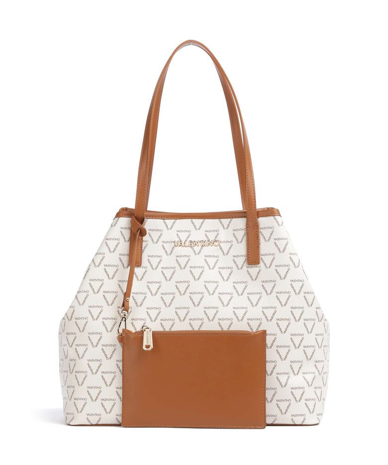 Valentino Bags Lady Re Tote bag bianco/cuoio