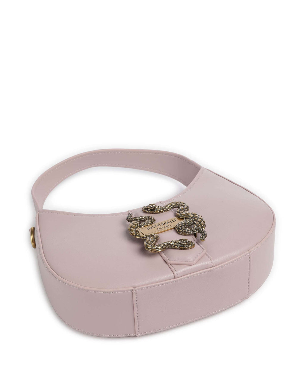 Just Cavalli Iconic Snakes Crossbody bag mauve