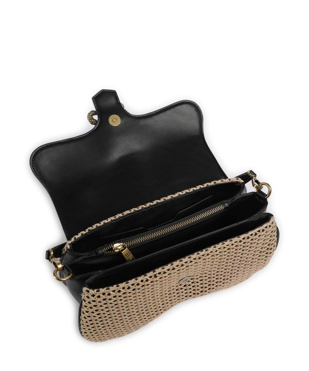 Just Cavalli Iconic Snakes Shoulder bag natural/black