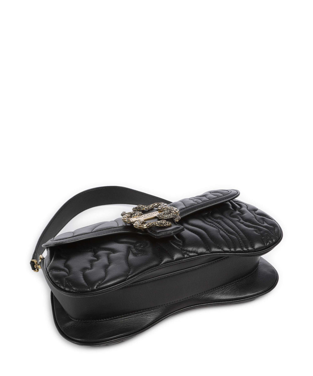 Just Cavalli Iconic Snakes Shoulder bag black