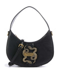 Just Cavalli Iconic Snakes Shoulder bag black