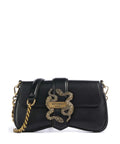 Just Cavalli Iconic Snakes Crossbody bag black