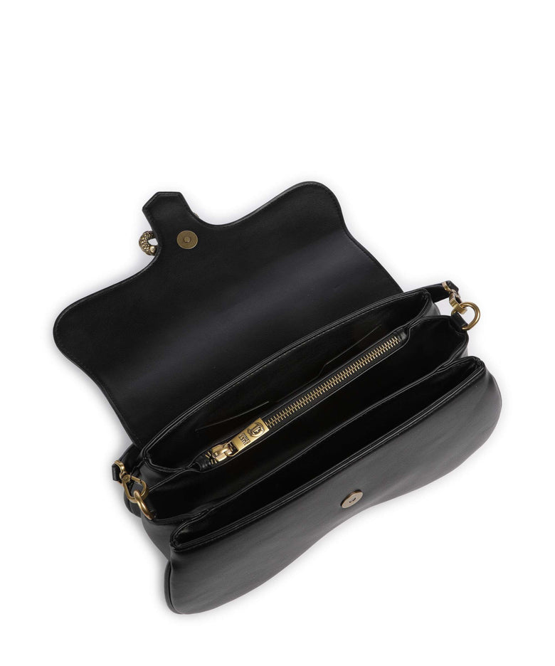 Just Cavalli Iconic Snakes Shoulder bag black