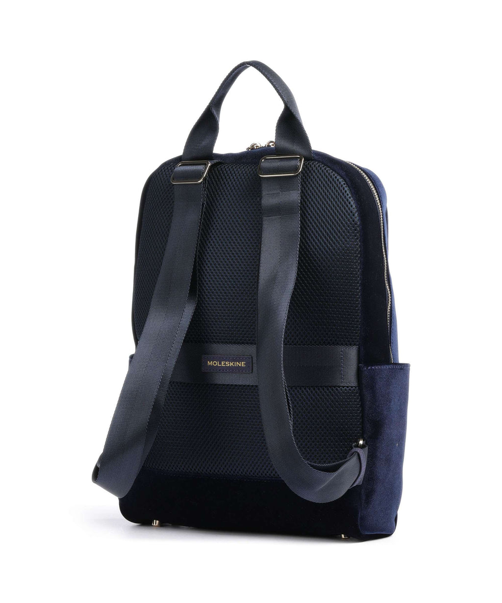 Moleskine Velvet Collection Backpack sapphire blue