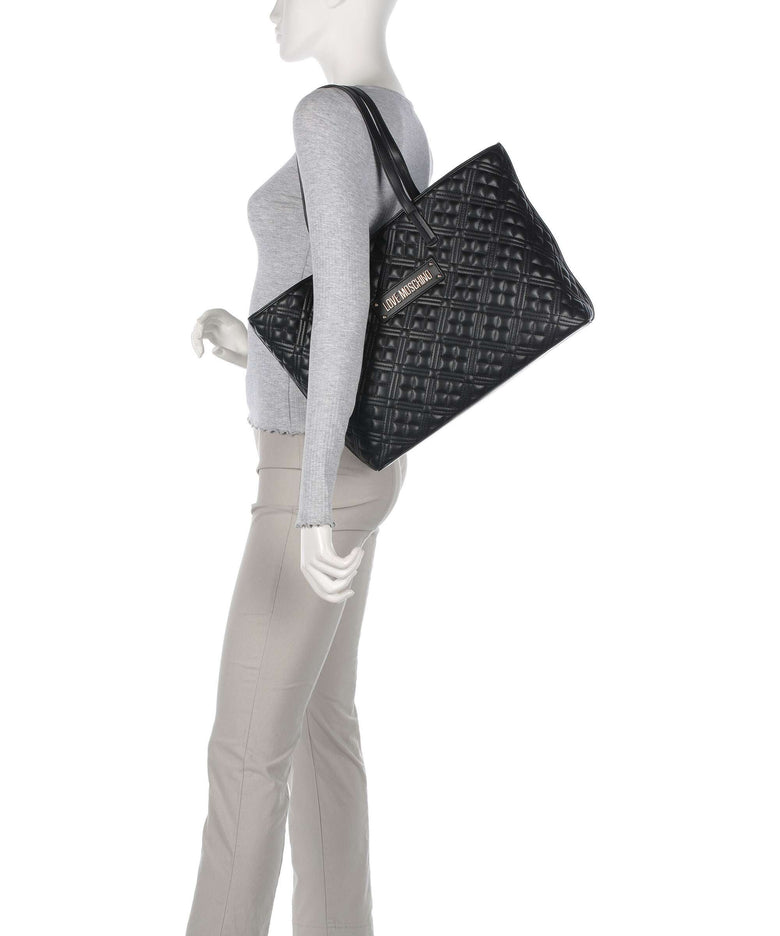 Love Moschino Quilted Tote bag nero