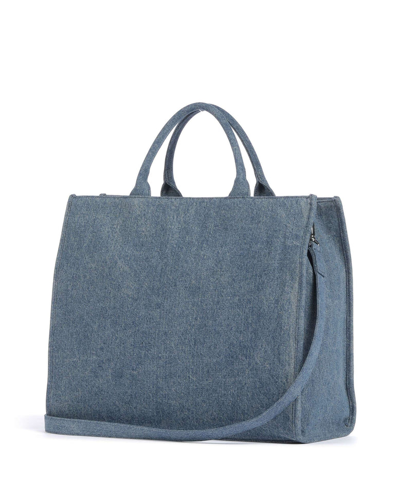 Love Moschino Denim Handbag blu
