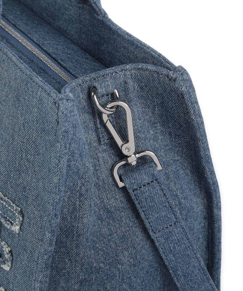 Love Moschino Denim Handbag blu