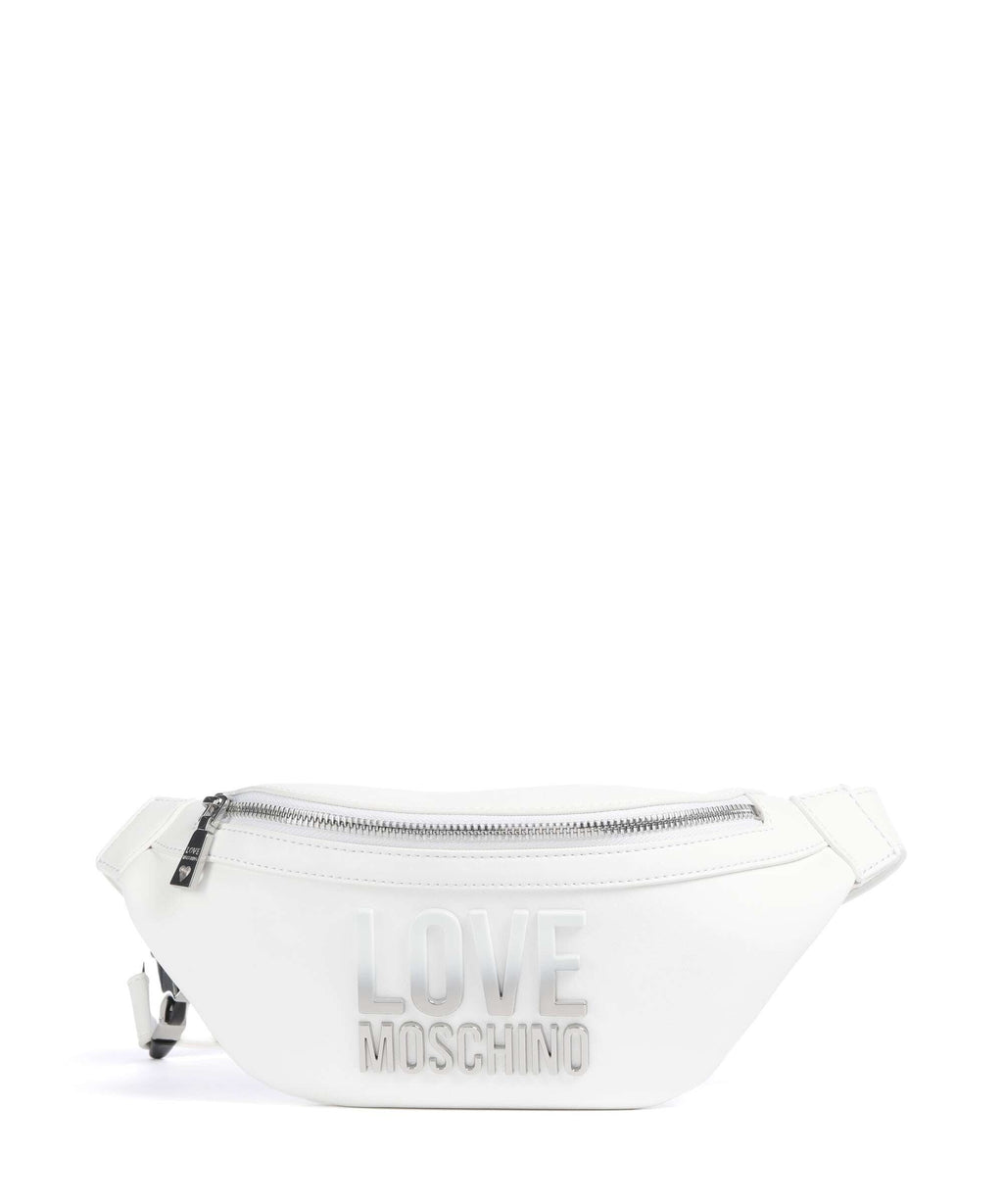 Love Moschino Prism Fanny pack bianco