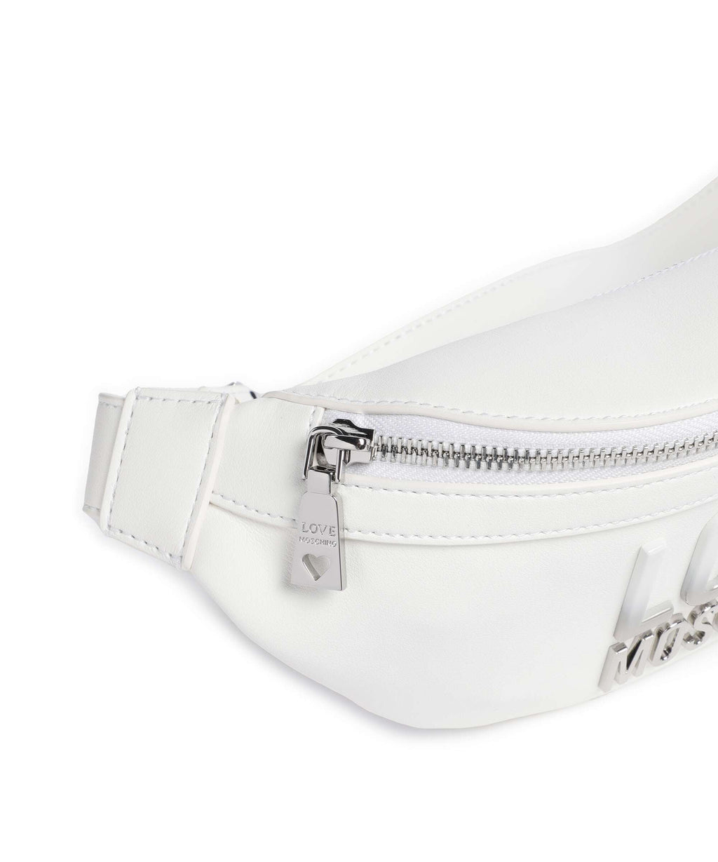 Love Moschino Prism Fanny pack bianco