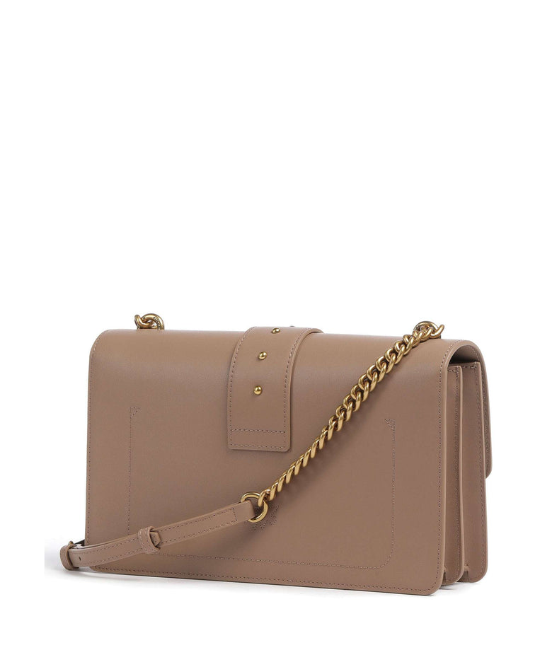Pinko Love One Classic Crossbody bag biscotto zenzero/antique gold
