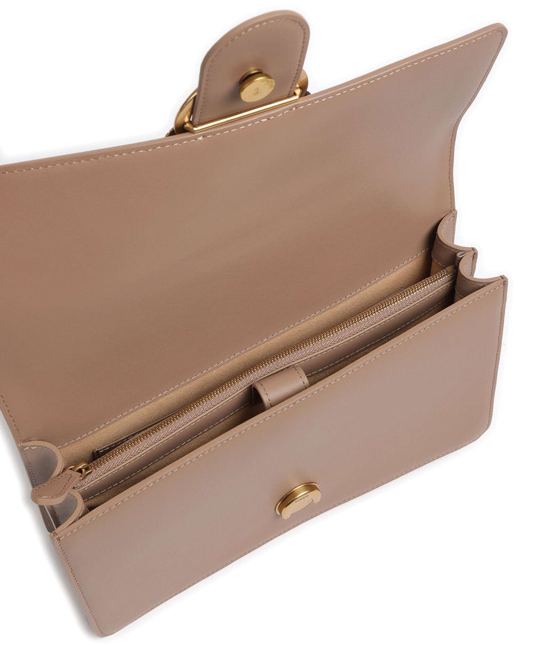 Pinko Love One Classic Crossbody bag biscotto zenzero/antique gold