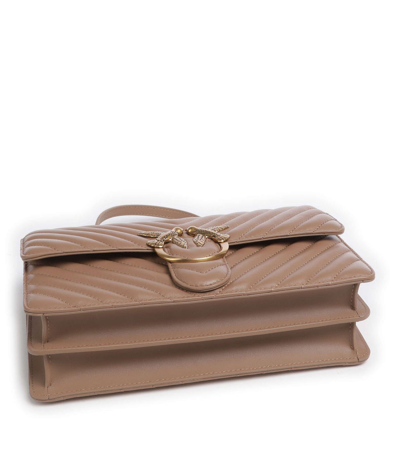 Pinko Love One Classic Shoulder bag biscotto zenzero