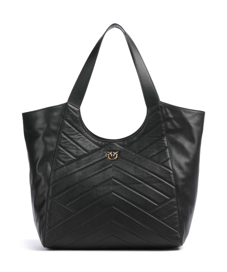 Pinko Puzzle Tote bag nero/antique gold