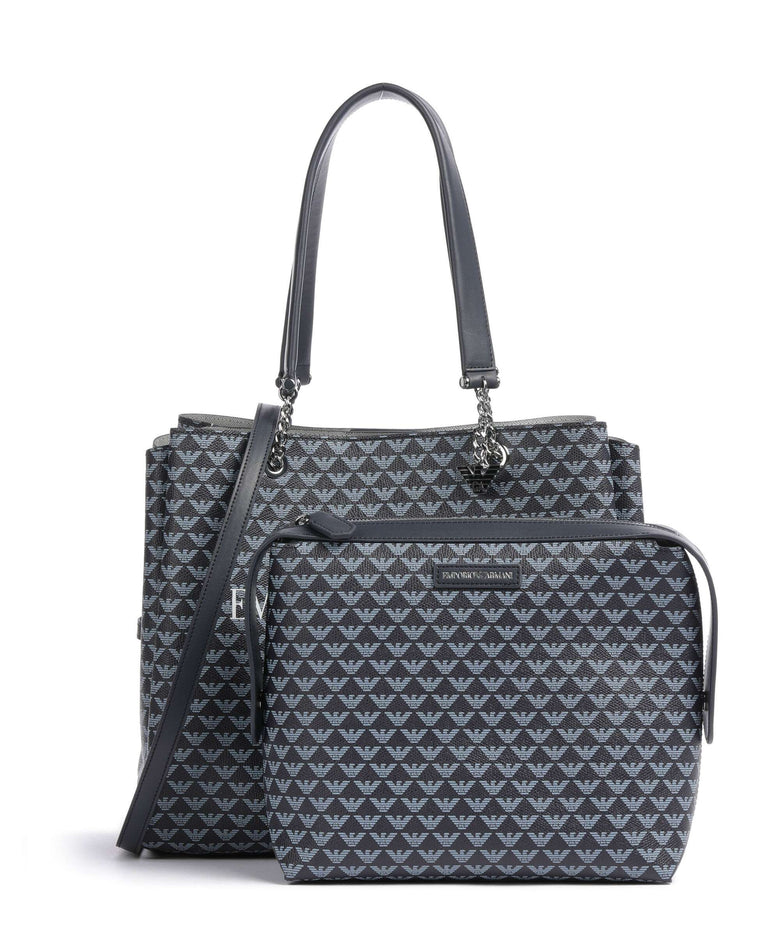 Emporio Armani Annie Tote bag dark blue/deep blue/white