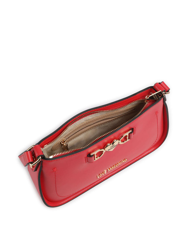 Love Moschino Love Chain Strap Shoulder bag rosso