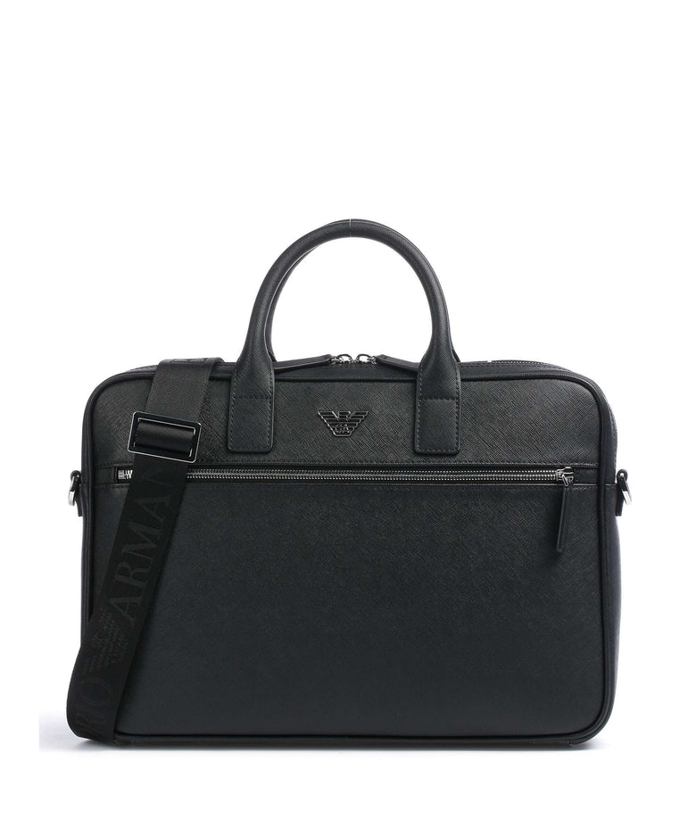 Emporio Armani Business Regenerated Briefcase black