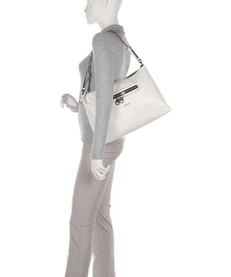 Replay Hobo bag dirty white