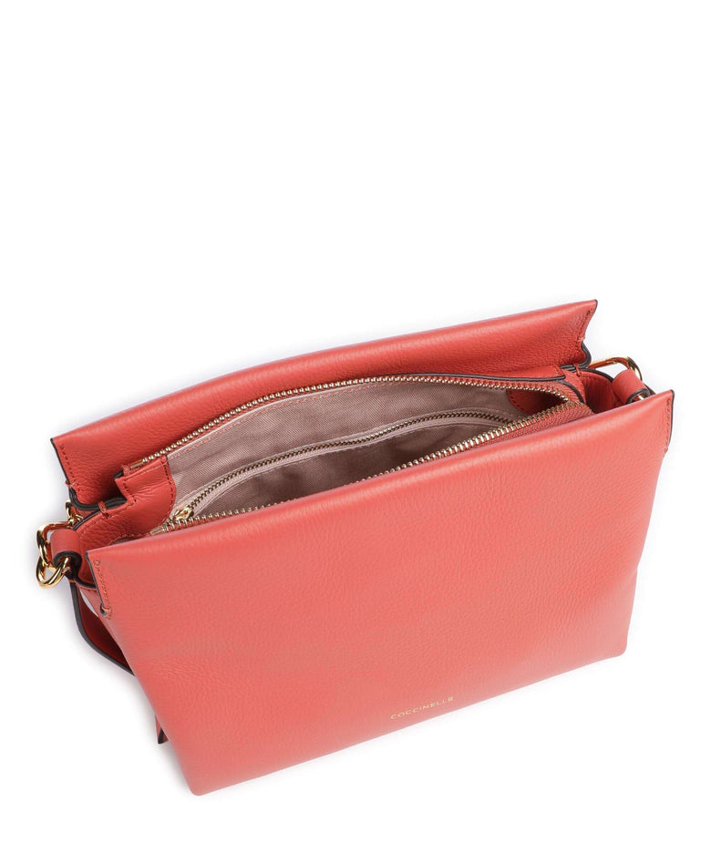 Coccinelle Boheme Grana Double Handbag grenadine red/rosewood