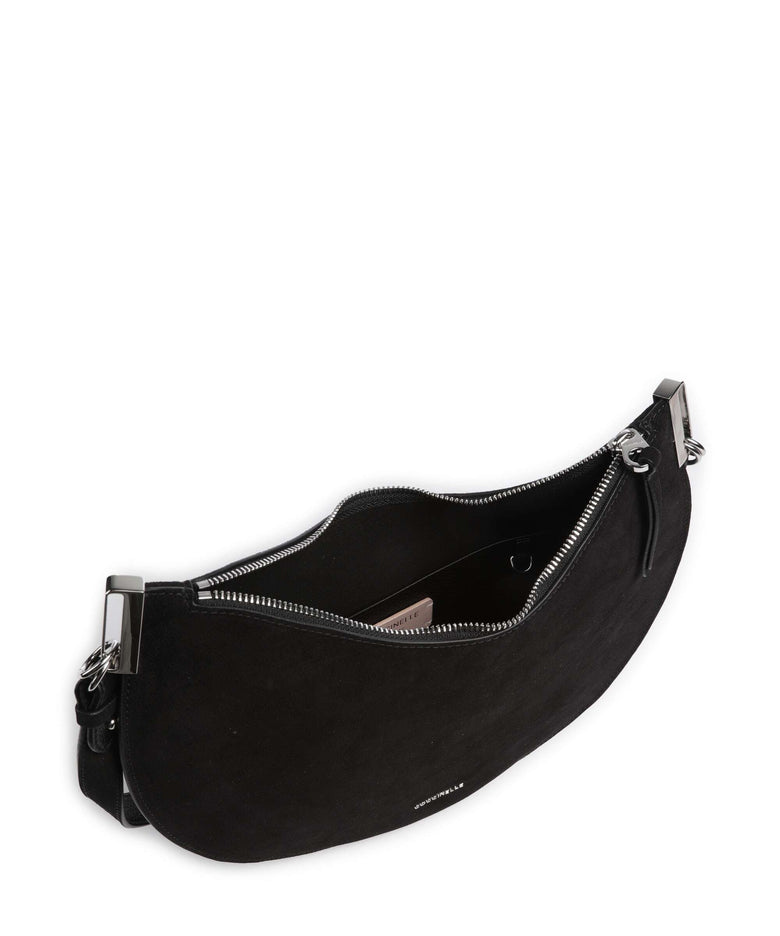 Coccinelle Sunup Suede Hobo bag noir