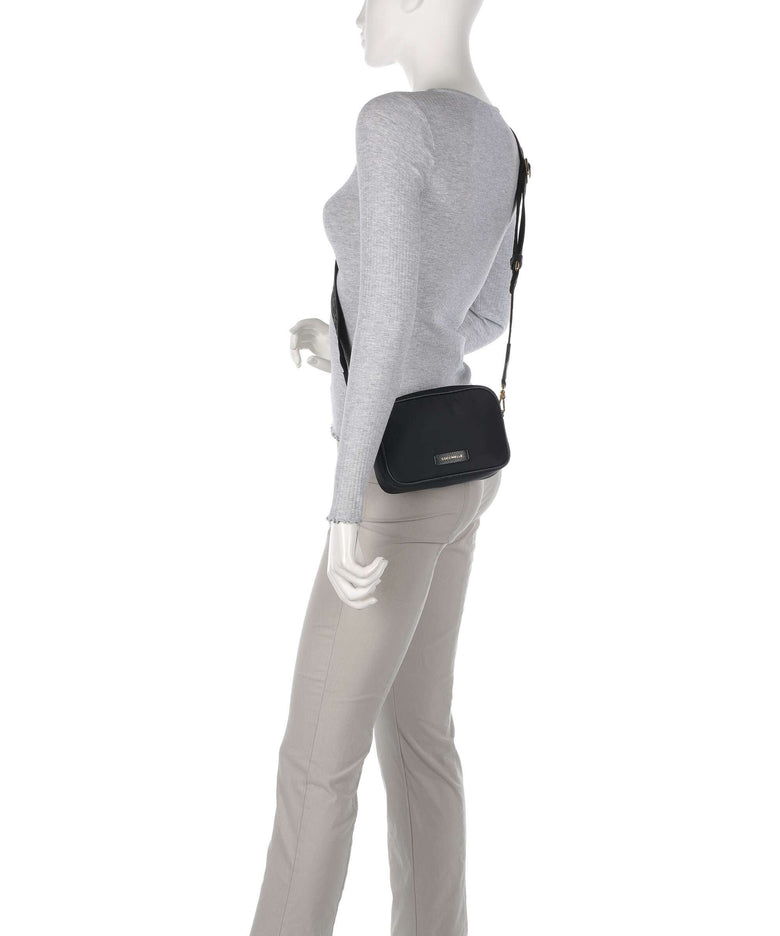 Coccinelle Tebe Nylon Puffy Crossbody bag noir