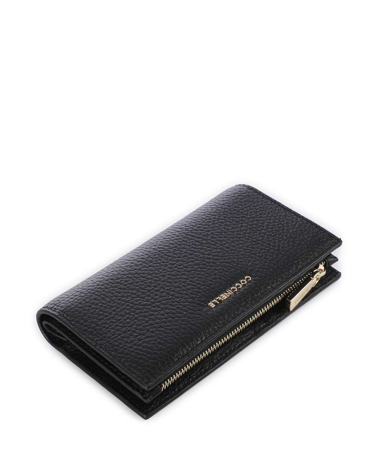 Coccinelle Metallic Soft Wallet noir