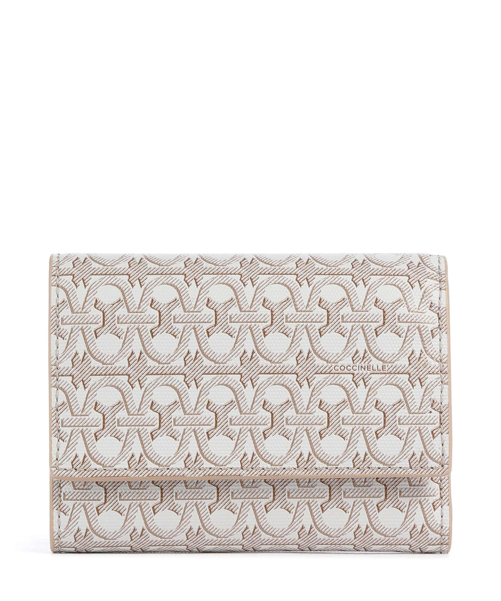 Coccinelle Metallic Monogram Wallet multicolour/blanco/rosette