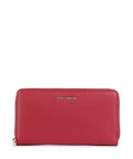 Coccinelle Metallic Soft Wallet sangria