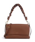 Coccinelle Boheme Grana Double Shoulder bag cognac/noir