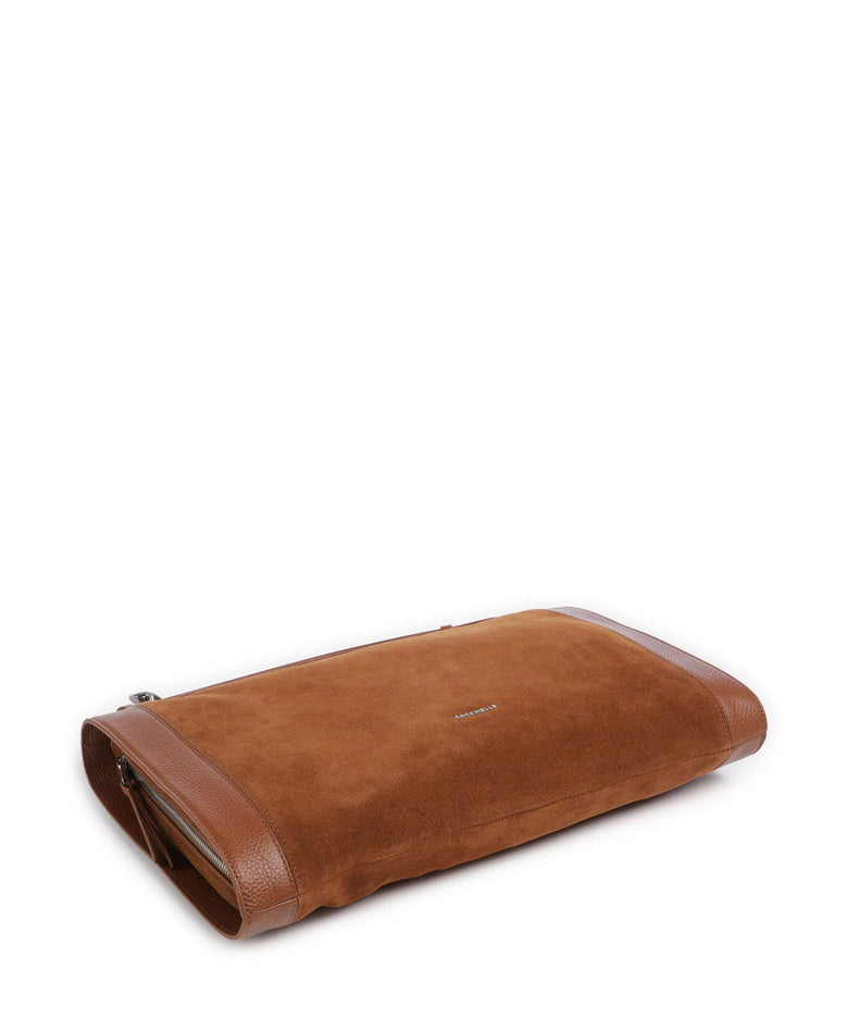 Coccinelle Elinor Suede Hobo bag cognac