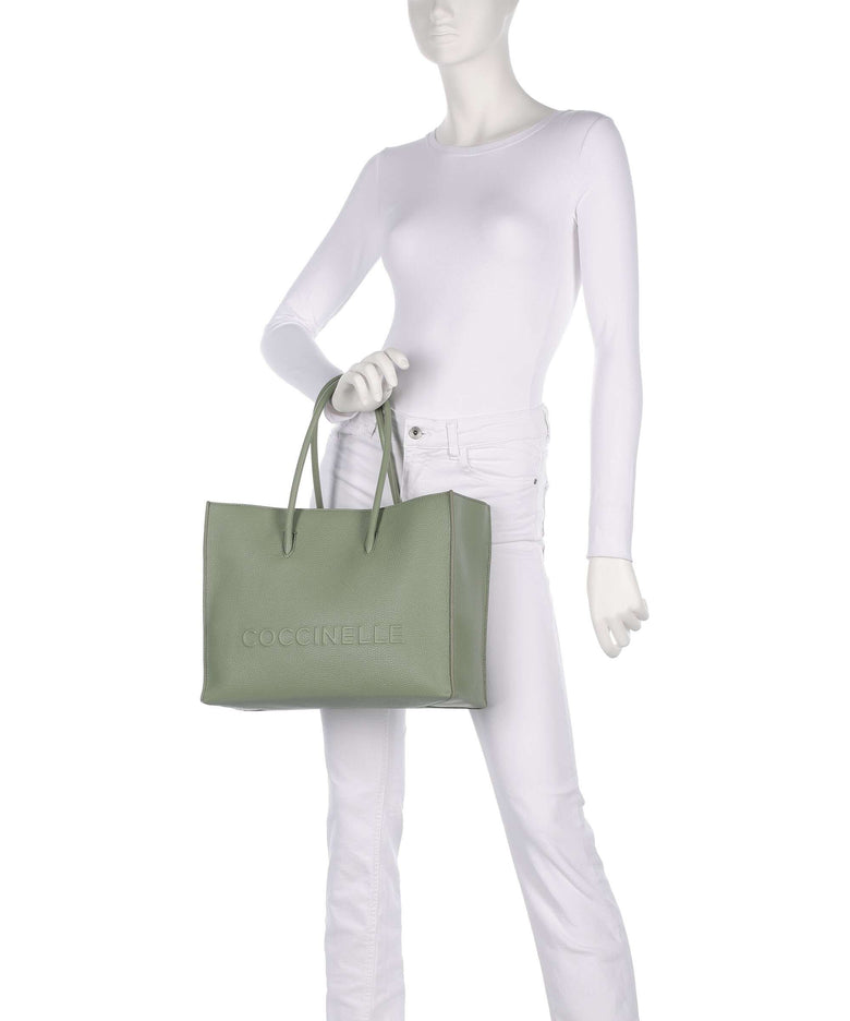 Coccinelle Myrtha Maxi Logo Tote bag greenery