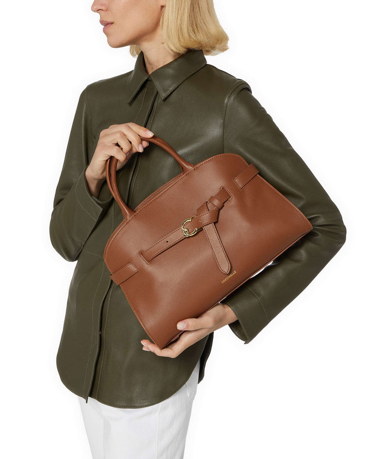 Coccinelle Sabine Handbag cognac