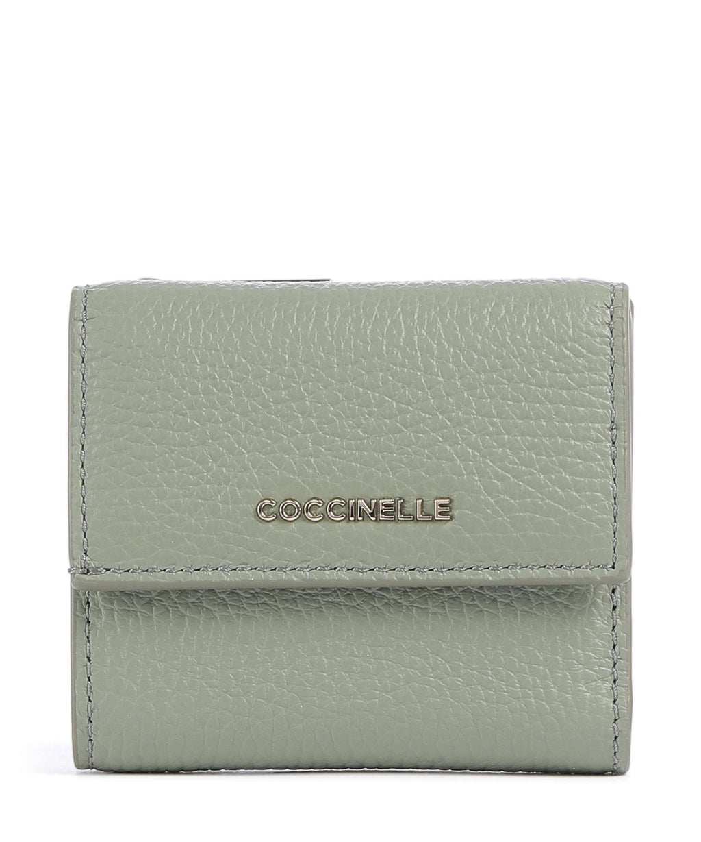 Coccinelle Metallic Soft Wallet greenery