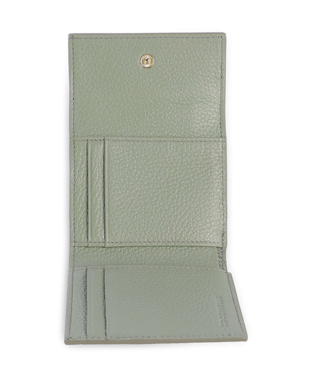 Coccinelle Metallic Soft Wallet greenery