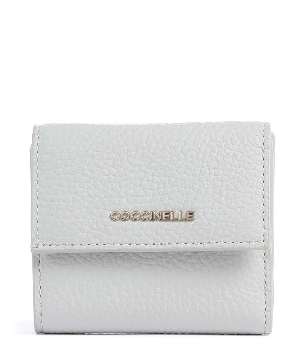 Coccinelle Metallic Soft Wallet snow