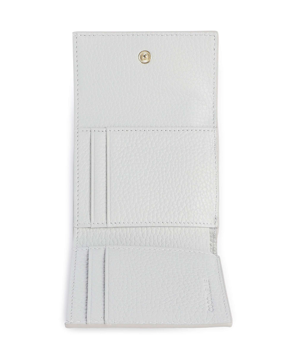 Coccinelle Metallic Soft Wallet snow