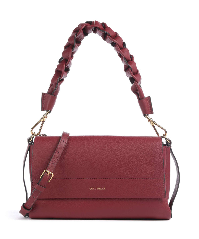 Coccinelle Boheme Grana Double Shoulder bag ribes/prune