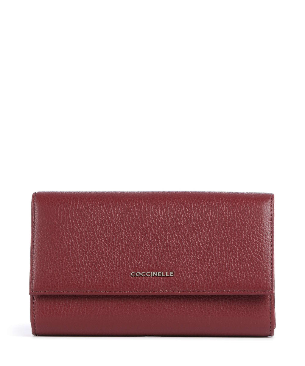 Coccinelle Metallic Soft Wallet ribes
