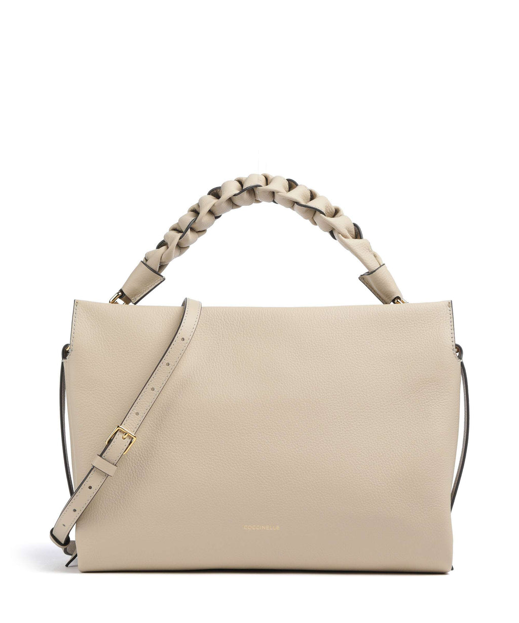 Coccinelle Boheme Grana Double Hobo bag sandshell/seagrass