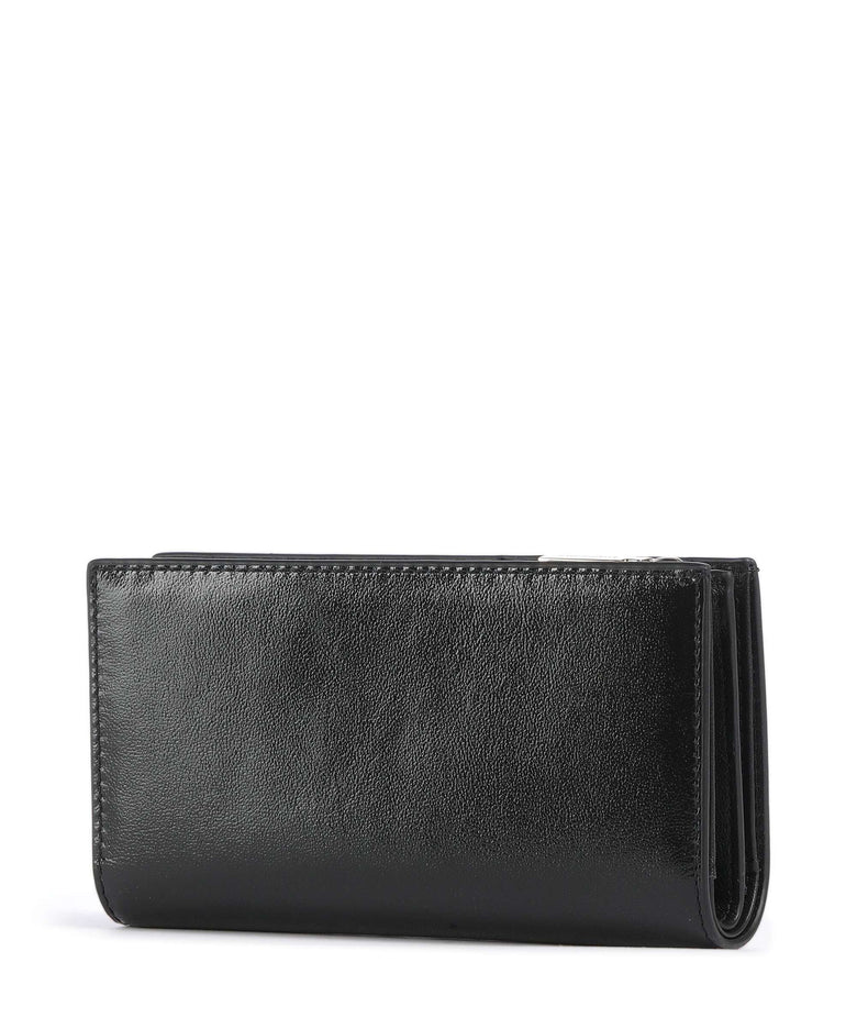 Coccinelle Metallic Shiny Smooth Wallet noir