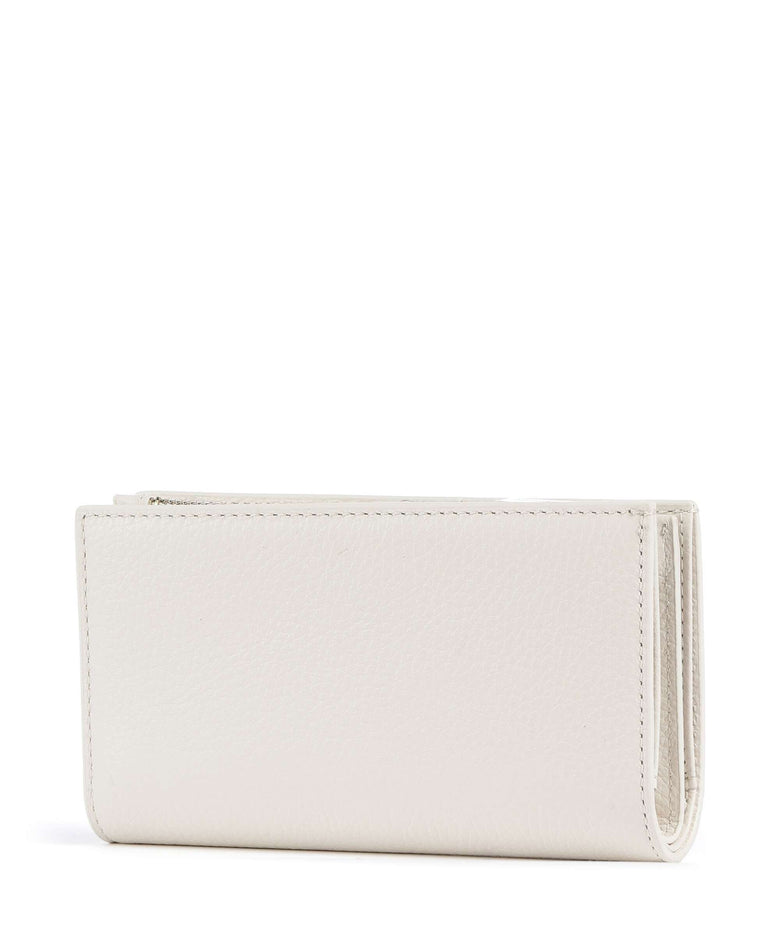 Coccinelle Metallic Soft Wallet pearl