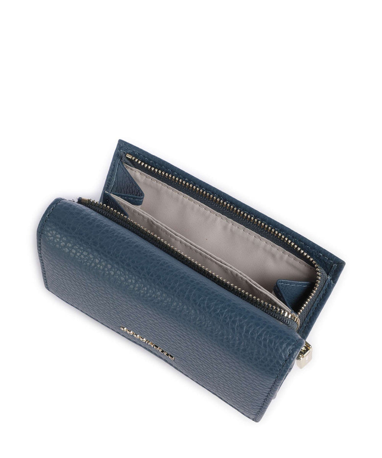 Coccinelle Metallic Soft Wallet deep blue