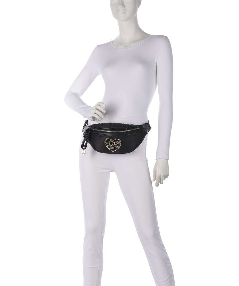 Love Moschino Air Wave Fanny pack black