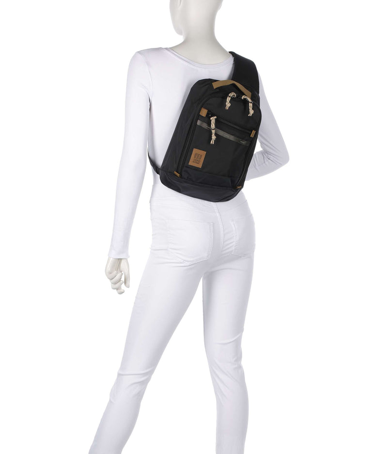 Topo Designs Mountain Sling bag stone blue/bone white